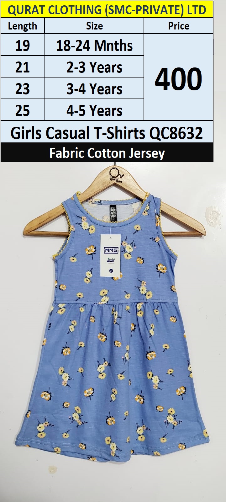 Cotton Jersey Casual Wear Frock QC8632