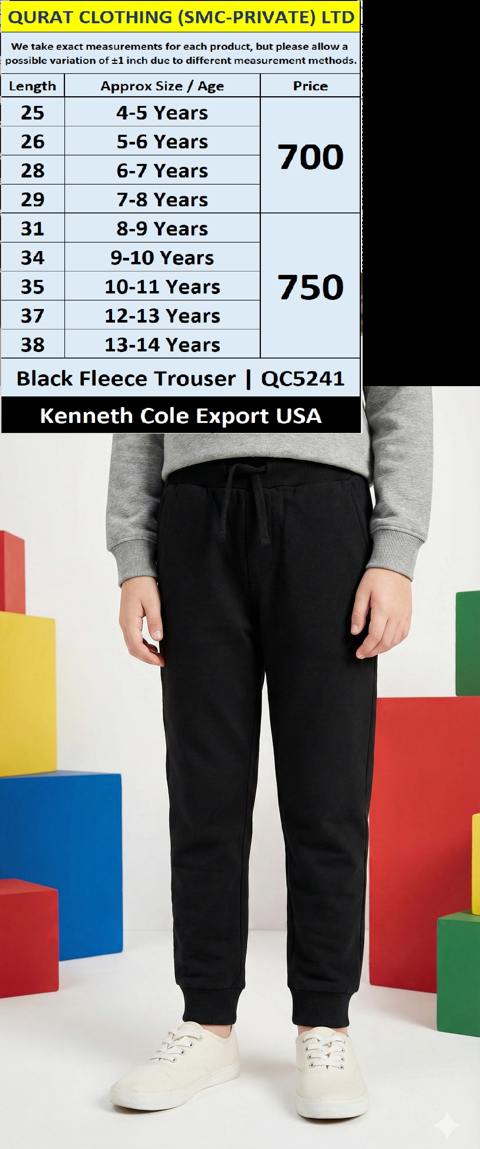 Black Fleece Trouser – QC5241 | Kenneth Cole Export USA