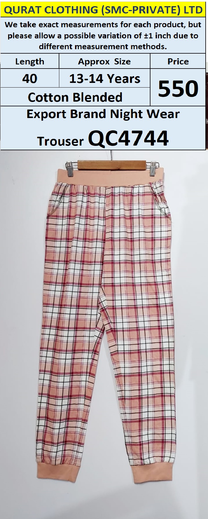 Export Brand Night Wear Trouser QC4744