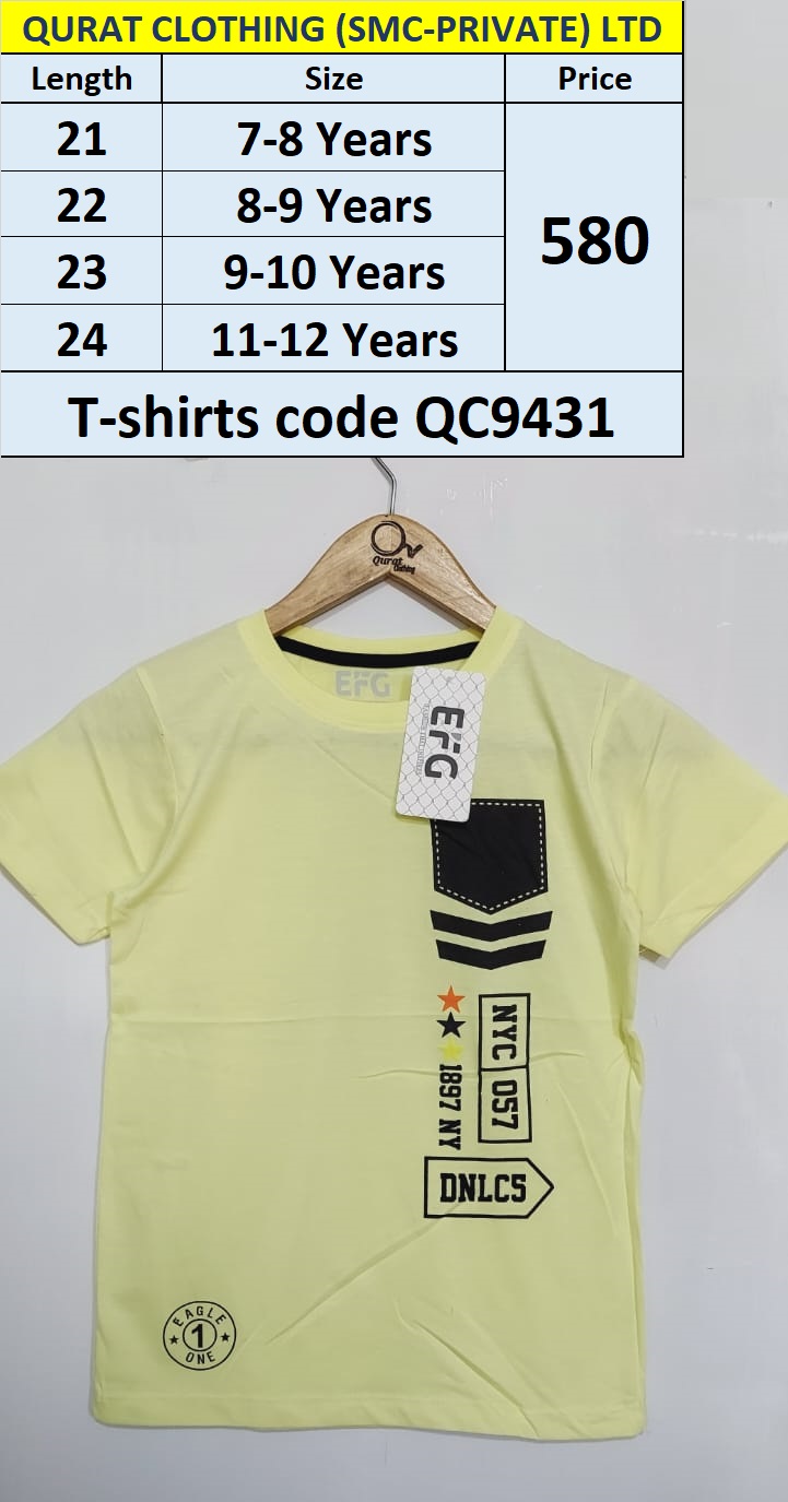 NYC 057 T-shirts QC9431 Brand EFG