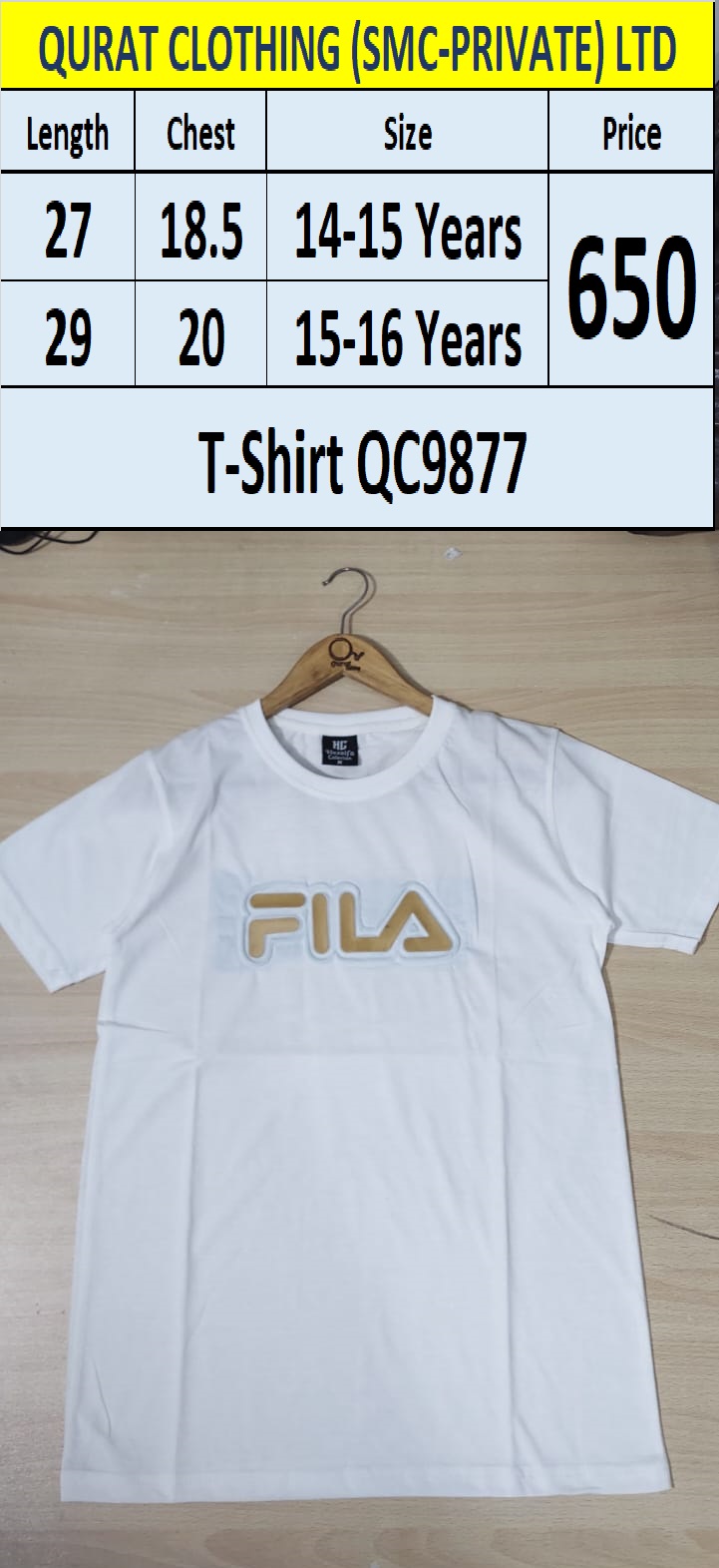 T-shirt Code QC9877