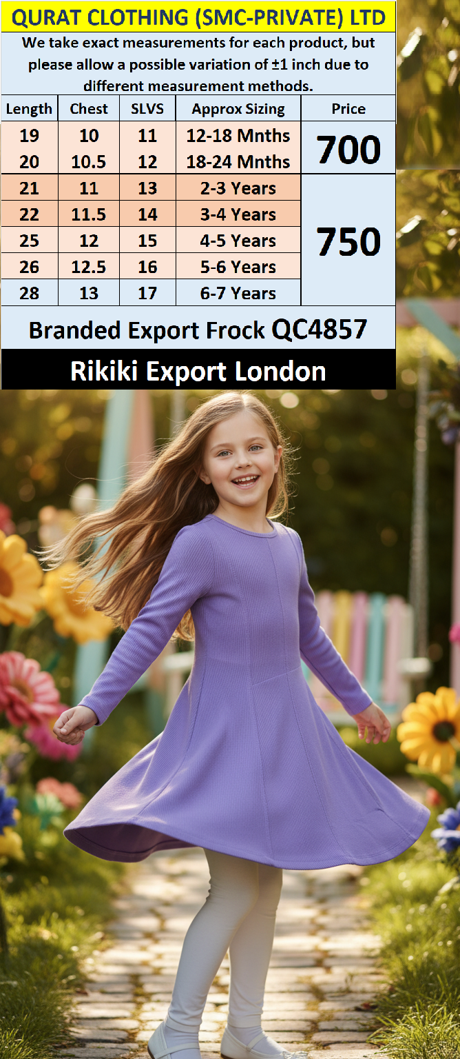 Rikiki Branded Purple Frock QC4857 – Export London - QC4857