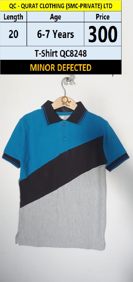 T-shirt QC8248 Branded but Minor Defected(no exchange no refund)