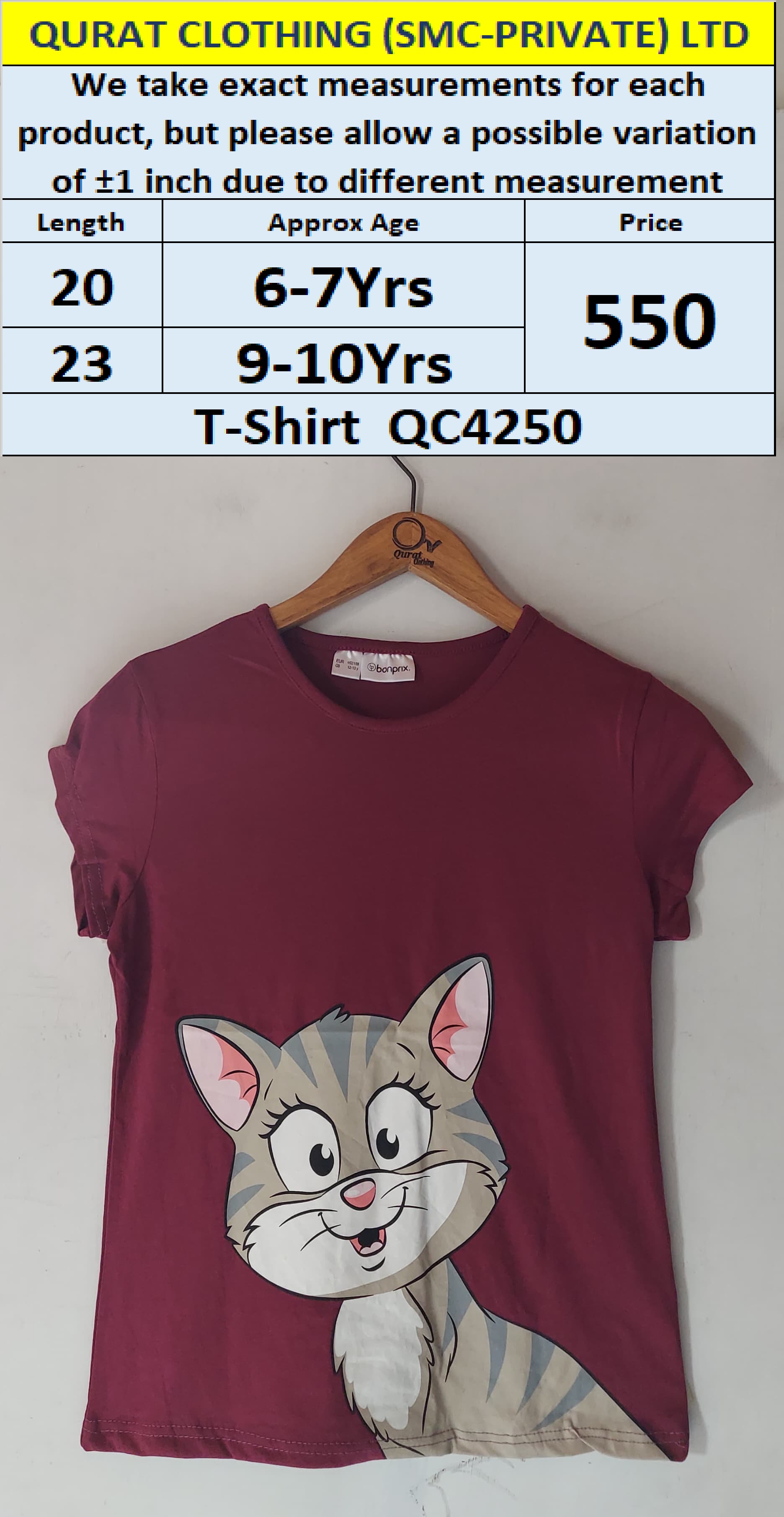 Branded T-shirt QC4250