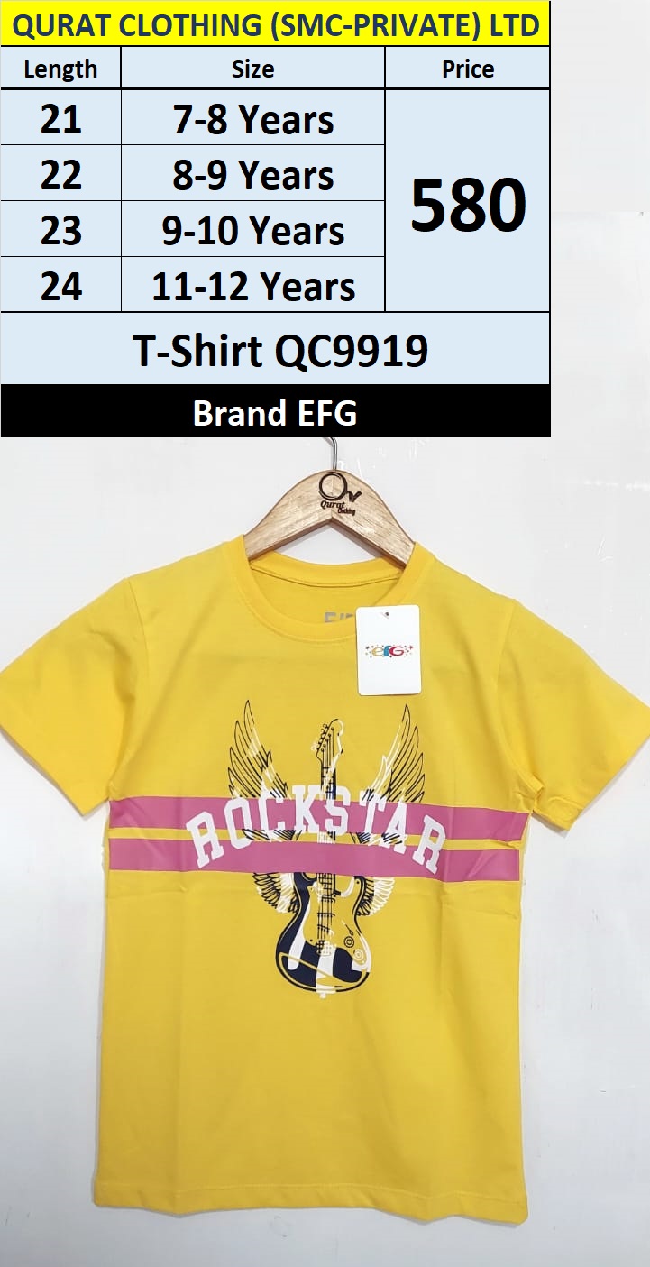 EFG Brand Rockstar T-Shirt QC9919 - QC9919