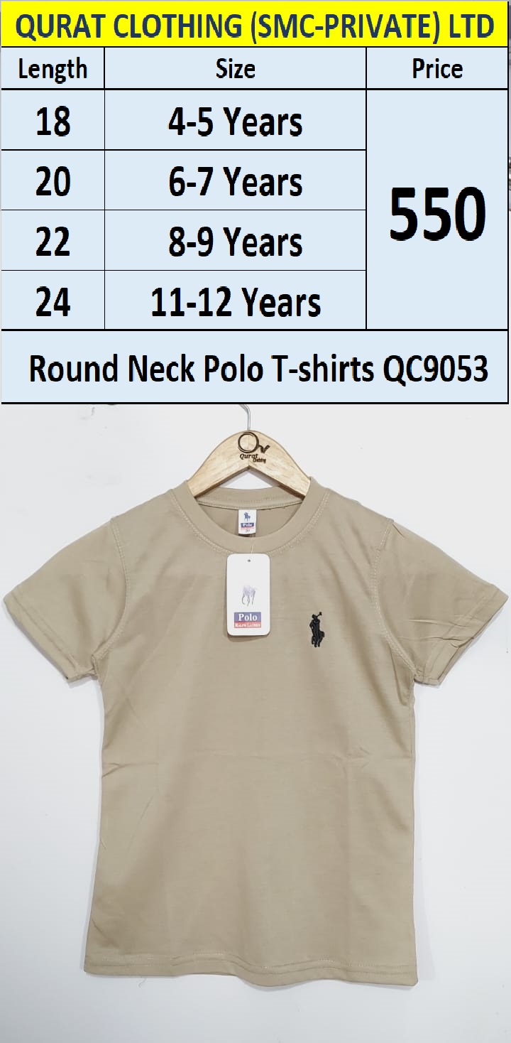 Round Neck Polo T-shirt QC9053