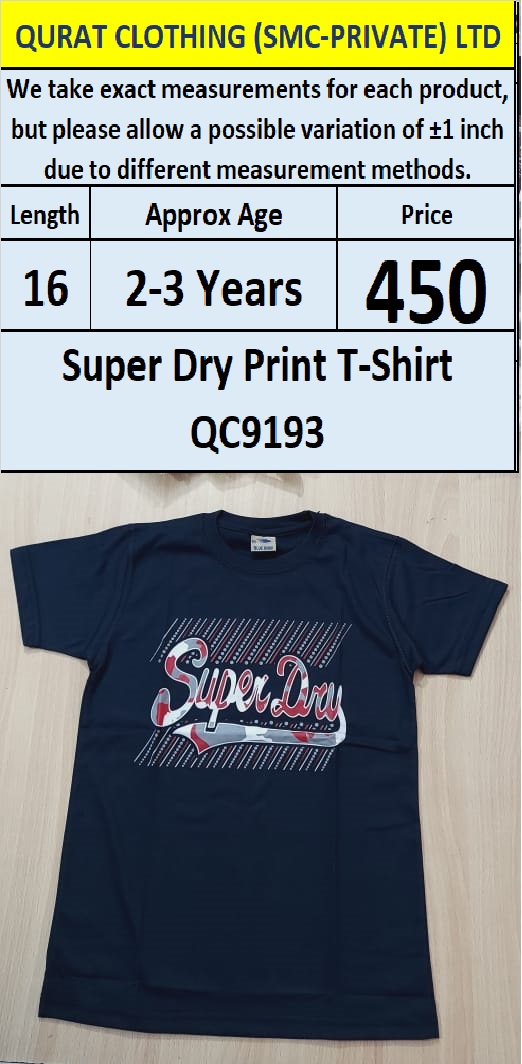 Super Dry Print T-Shirt QC9193