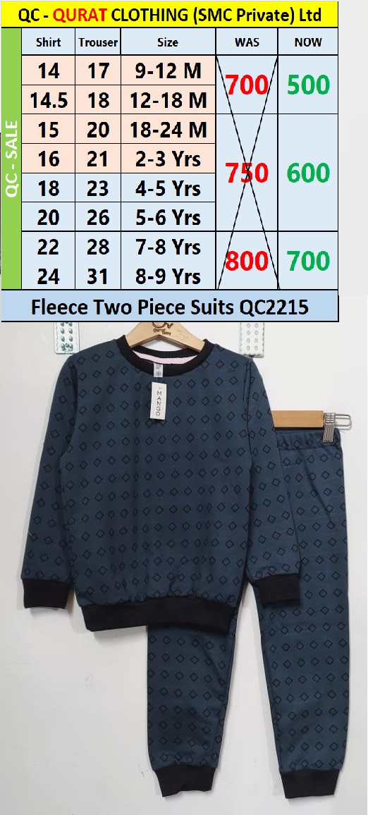 Fleece Two Piece Suit QC2215