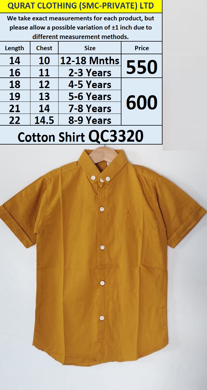 Cotton Shirts QC3320