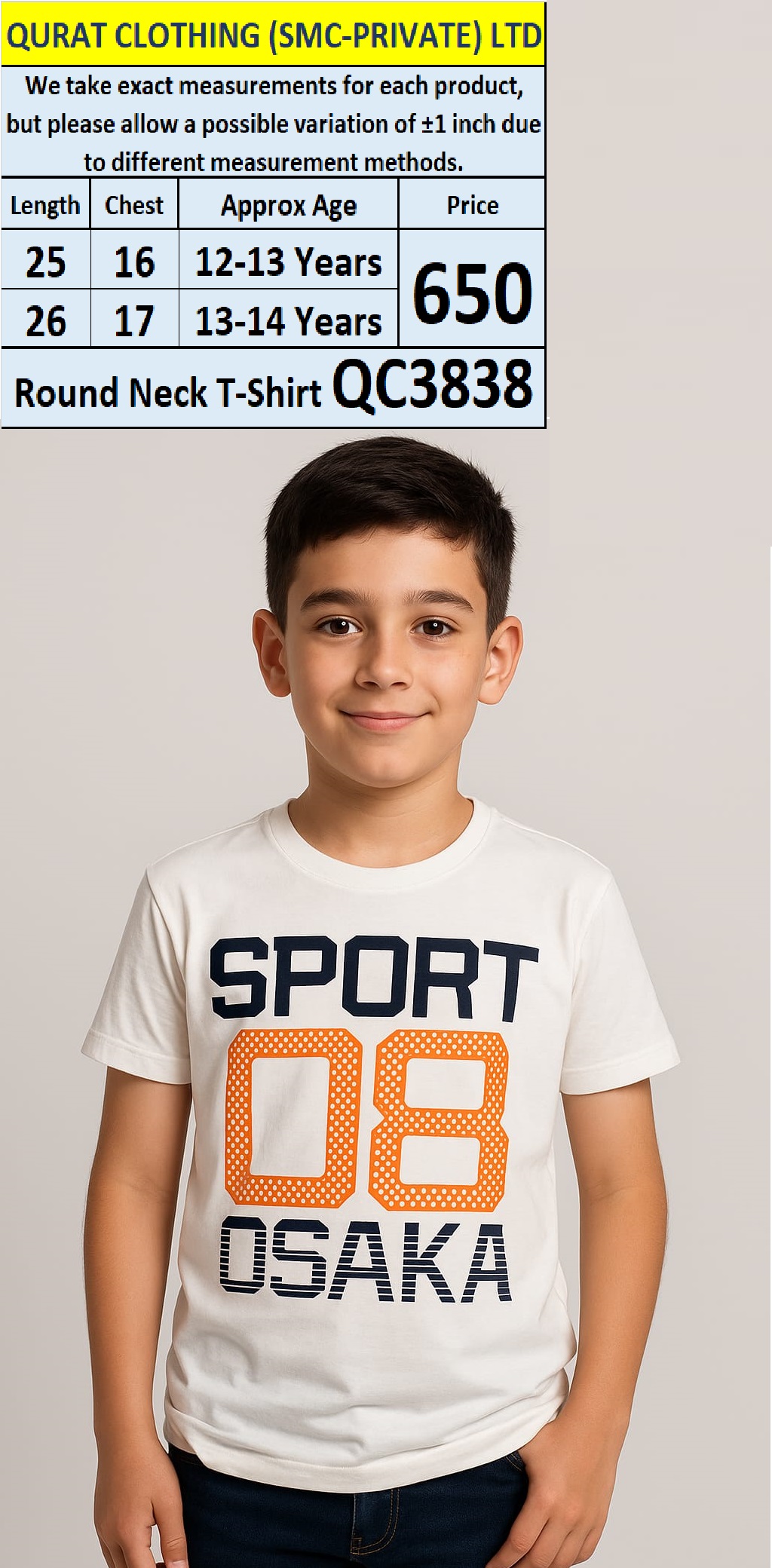 Round Neck T-Shirt QC3838