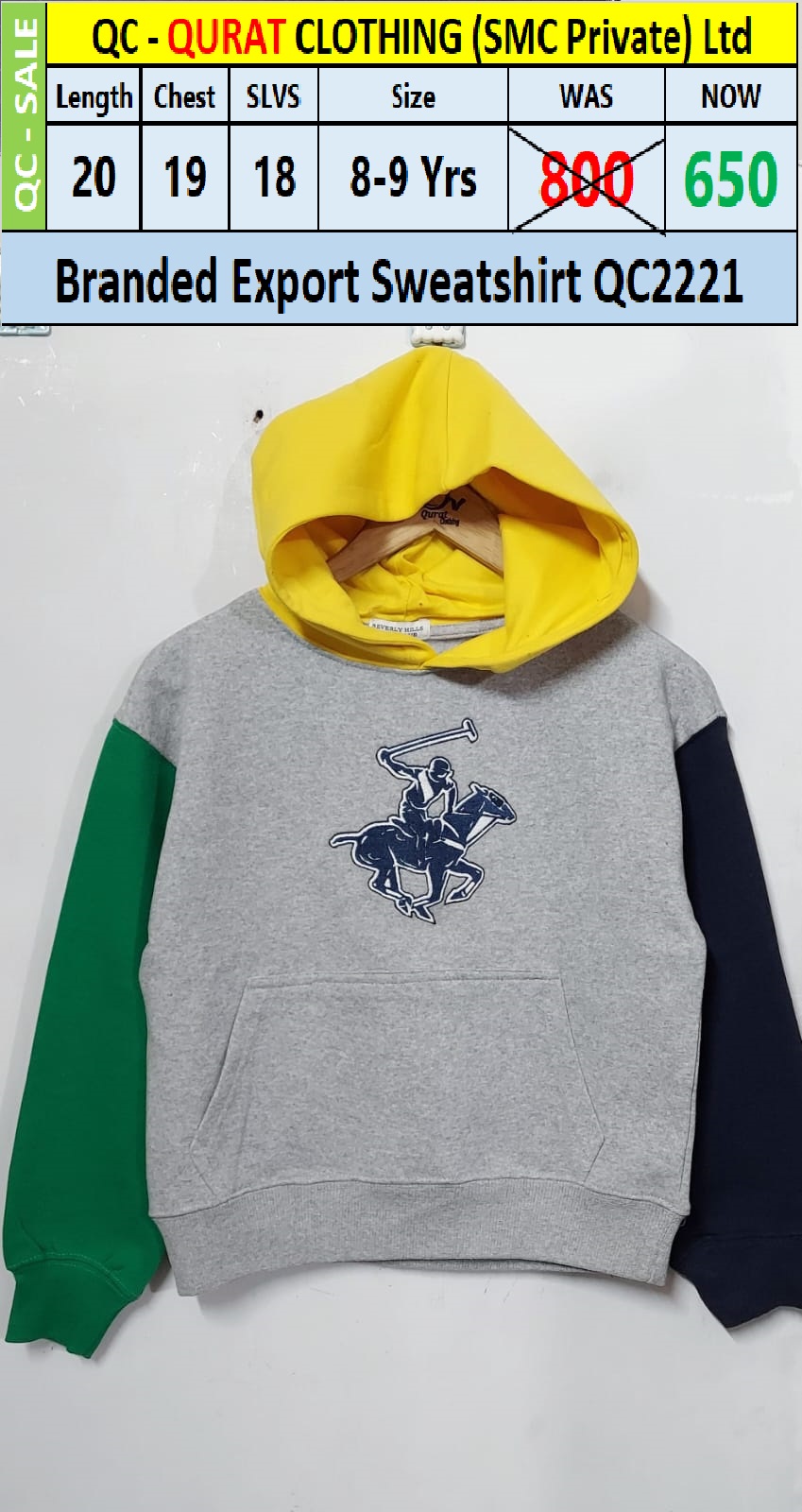 Branded Export Sweatshirt QC2221