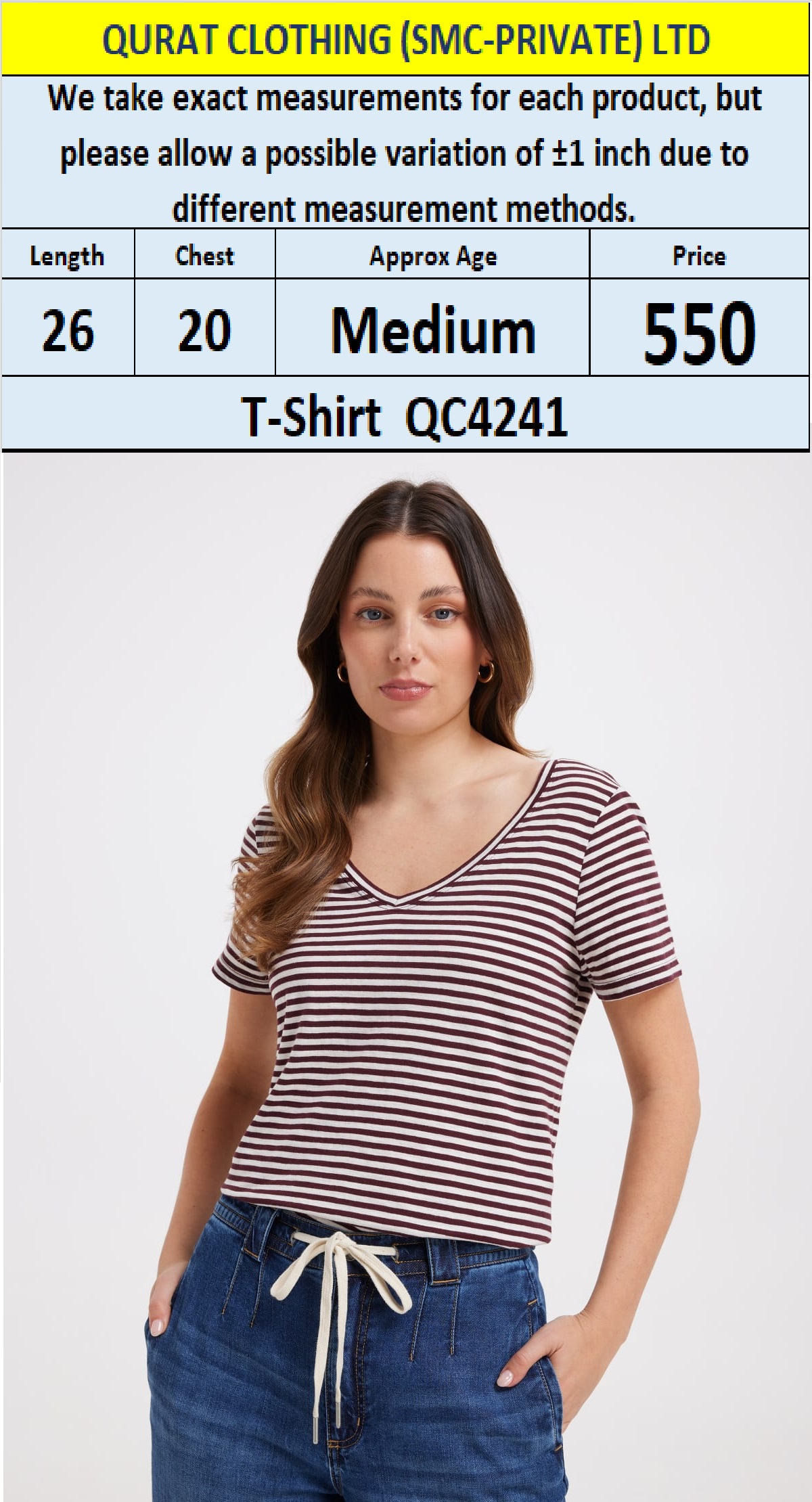Branded Ladies T-shirt QC4241