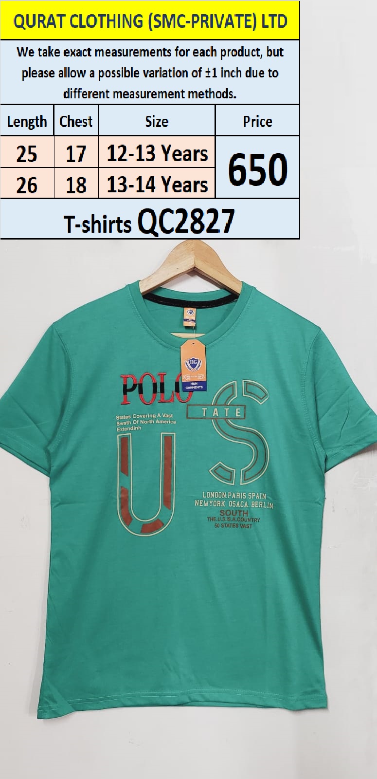 T-shirt Code QC2827