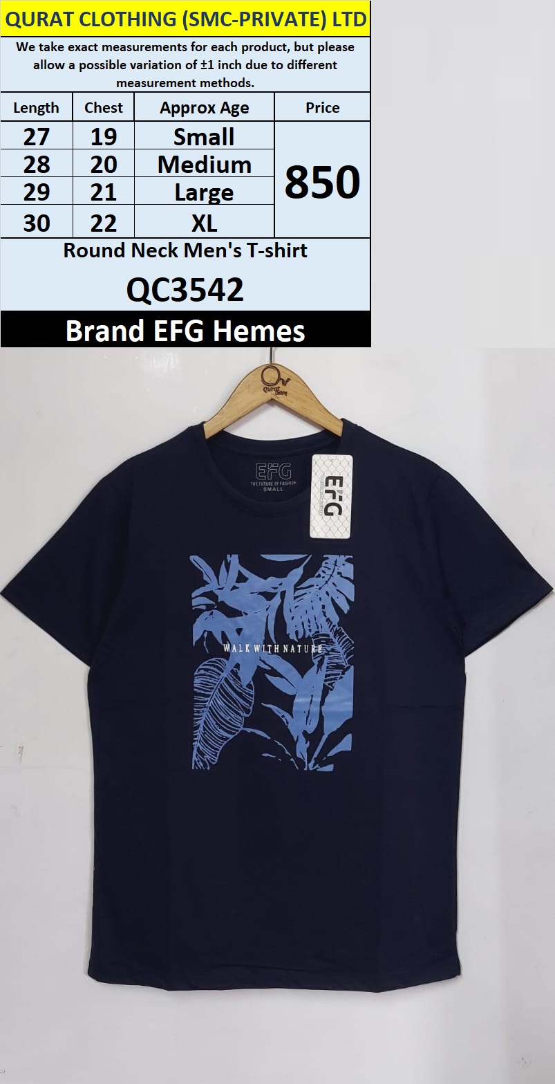 Round Neck Men's T-shirt QC3542