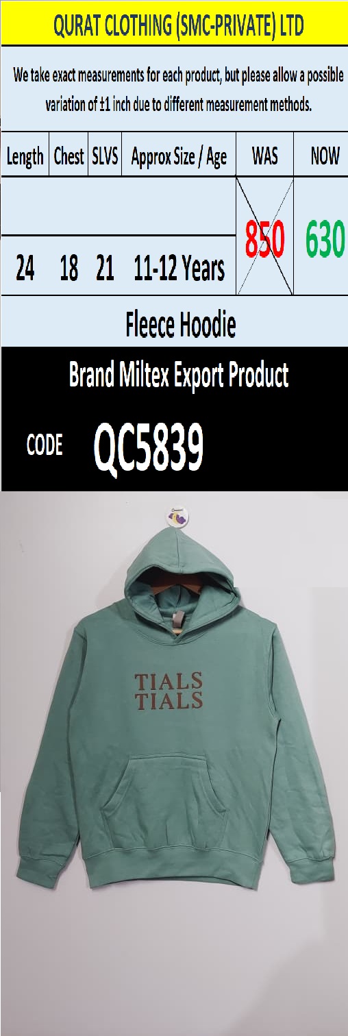 Top International Branded Export Hoodie / Sweatshirt Products - QC5839