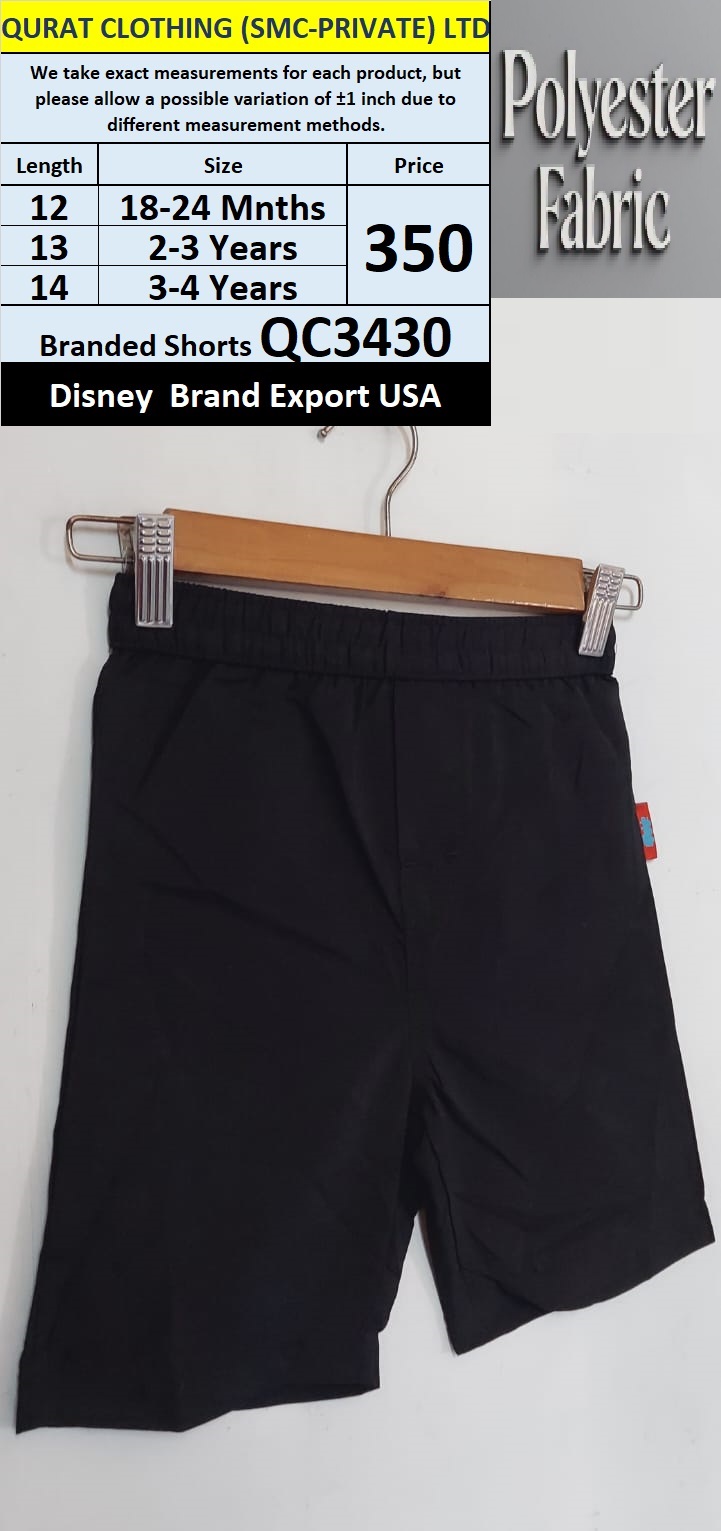 Disney Brand Shorts QC3430 Export USA