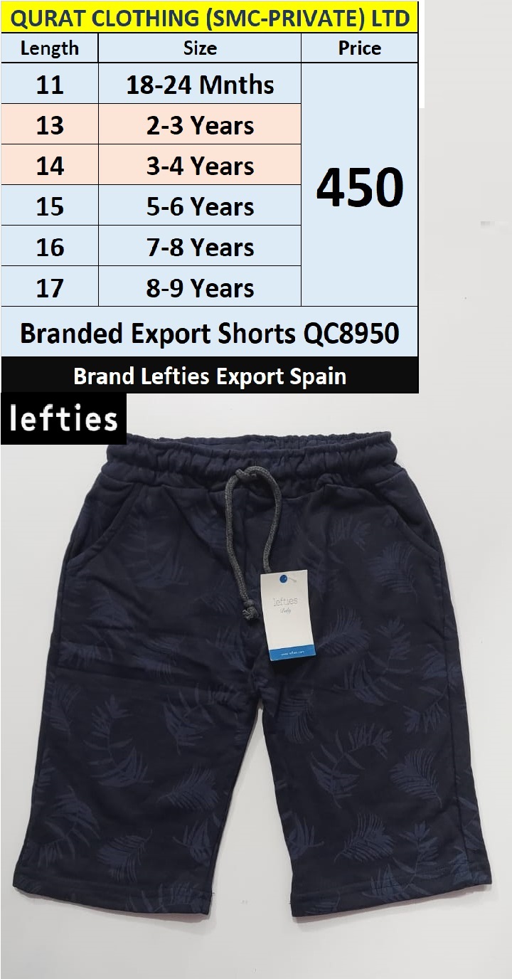 Lefties Brand Export Shorts QC8950 Export Spain