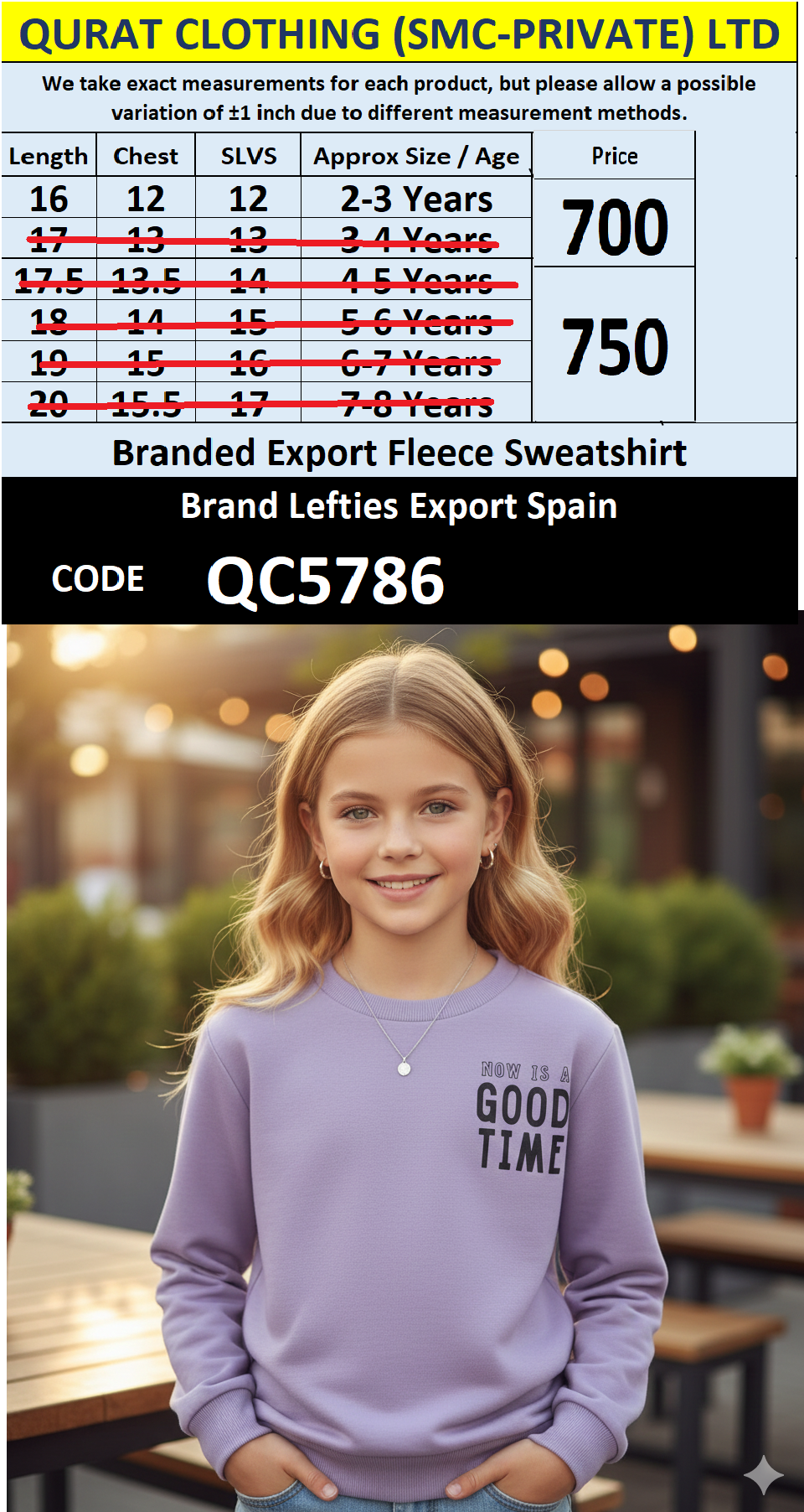 Lefties Brand Fleece Sweatshirt Export Europe - QC5786