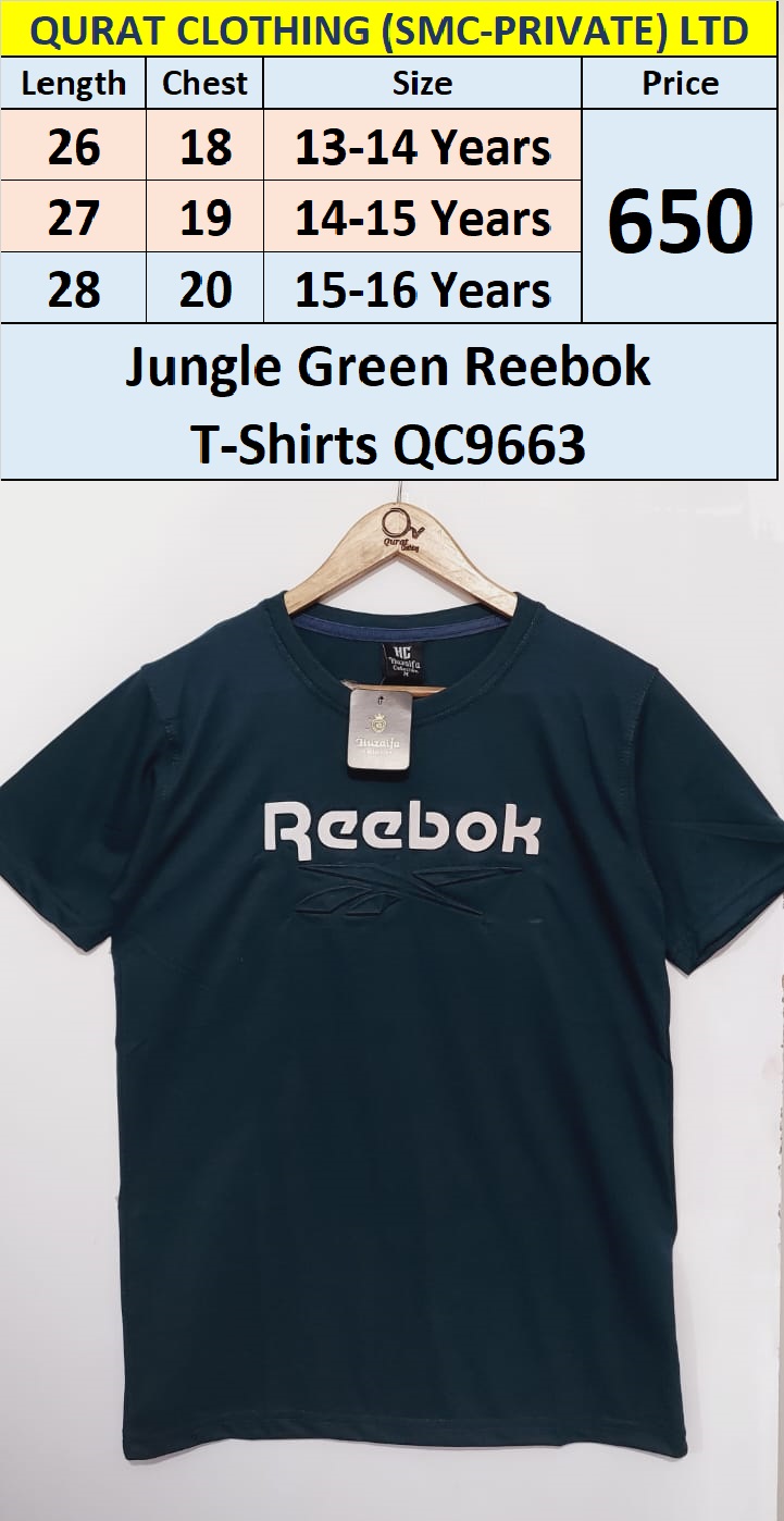 Jungle Green Reebok T-Shirts QC9663