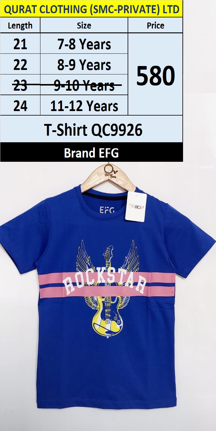 EFG Brand Rock Star T-Shirt QC9926