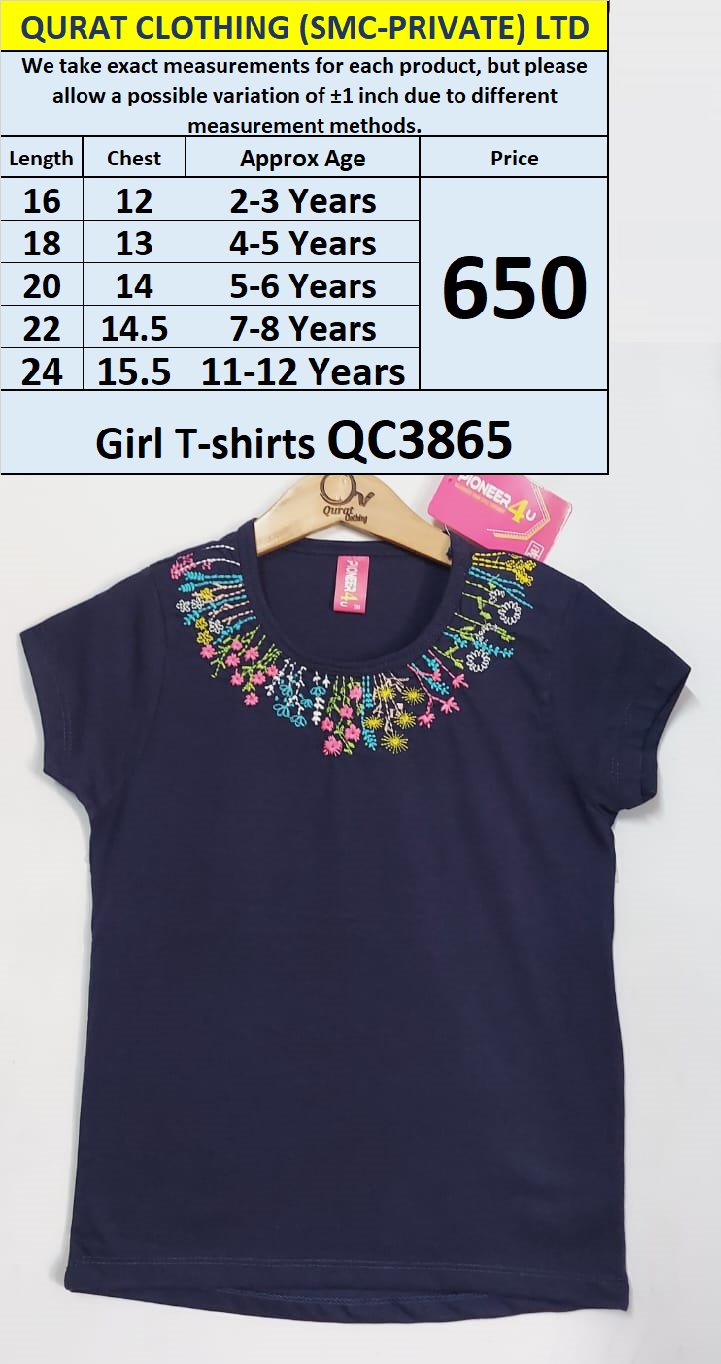 Girl T-shirts QC3865