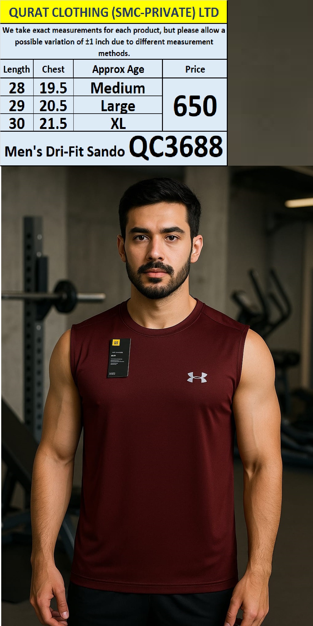 Men's Dri-Fit Sando QC3688