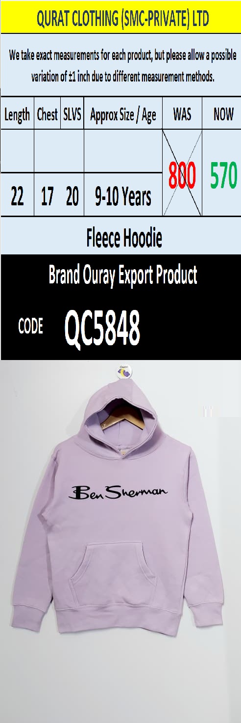 Top International Branded Export Hoodie / Sweatshirt Products - QC5848