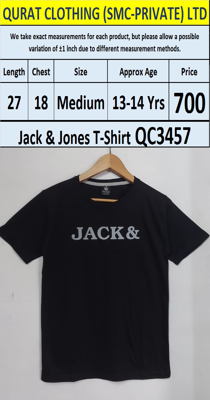 Soft Cotton Blended Jack & Jones T-Shirt QC3457