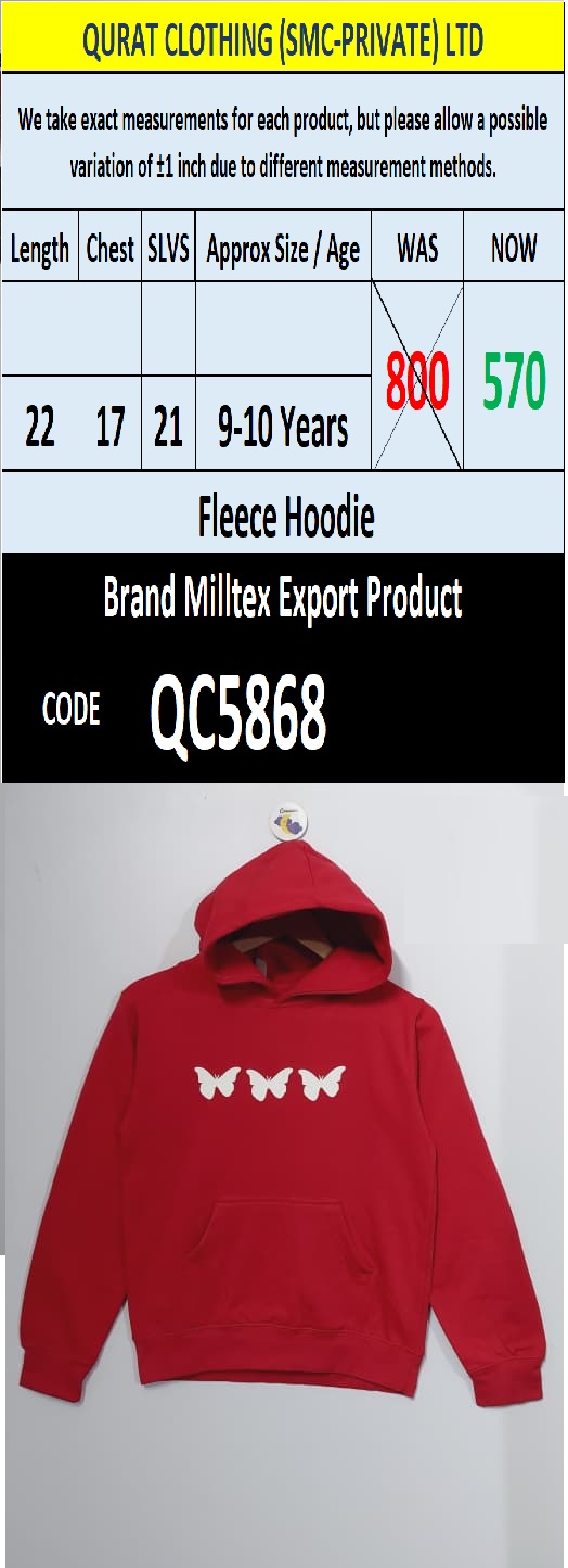 Top International Branded Export Hoodie / Sweatshirt Products - QC5868