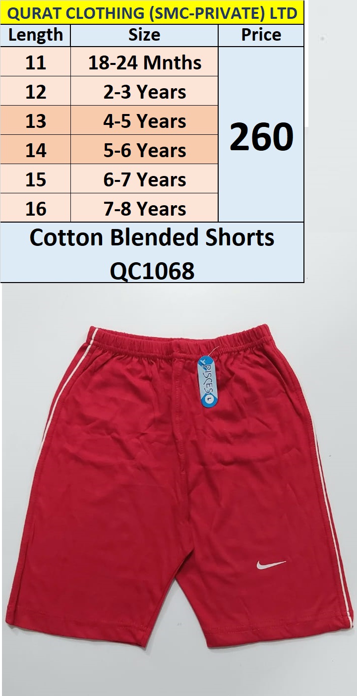 Cotton Blended Shorts QC1068