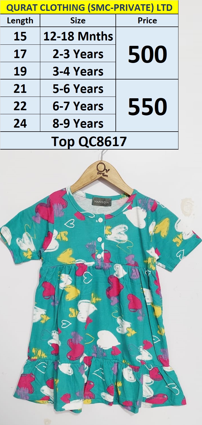 Beautiful Heart Print Top QC8617