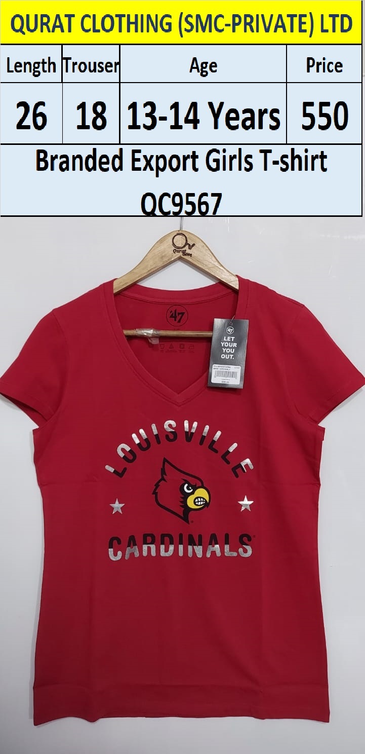 Branded Export Girls Louisville Cardinals T-shirts QC9567