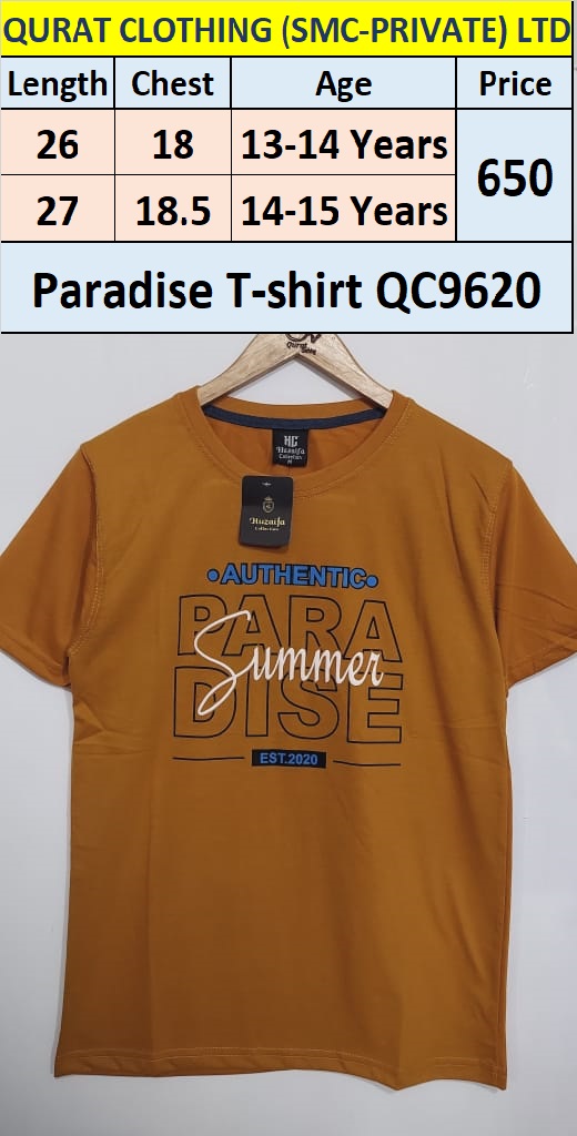 Oak Brown Paradise T-shirt QC9620