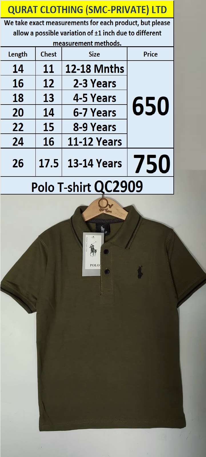 Polo T-Shirt QC2909