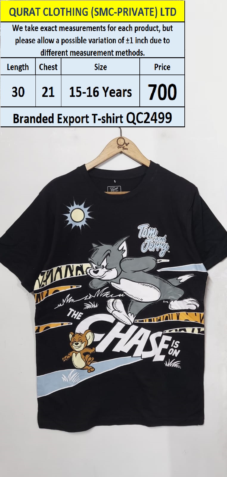 Branded Export T-shirt QC2499
