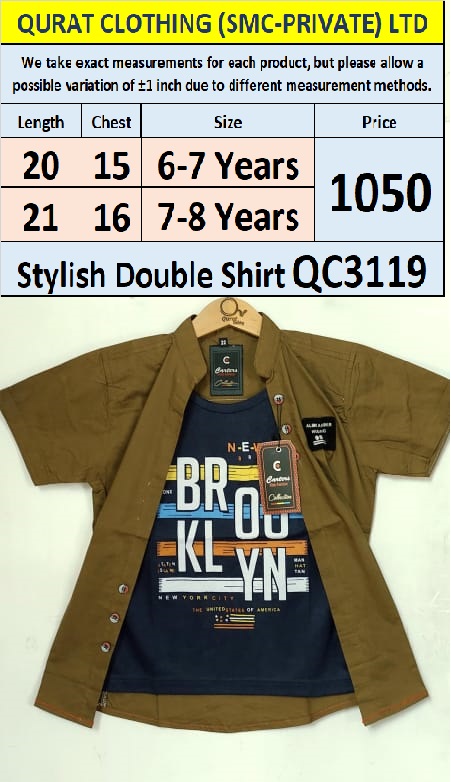 Stylish Double Shirt QC3119