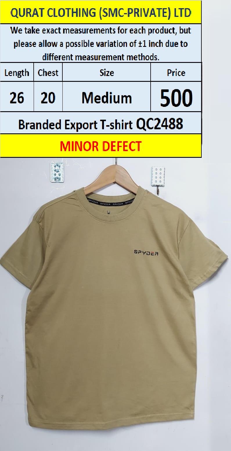 Branded Export T-shirt QC2488 (Minor Defected)