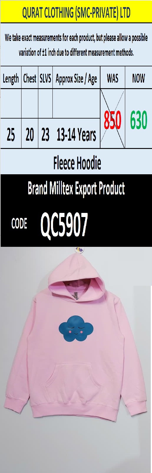  Top International Branded Export Hoodie / Sweatshirt Products - QC5907