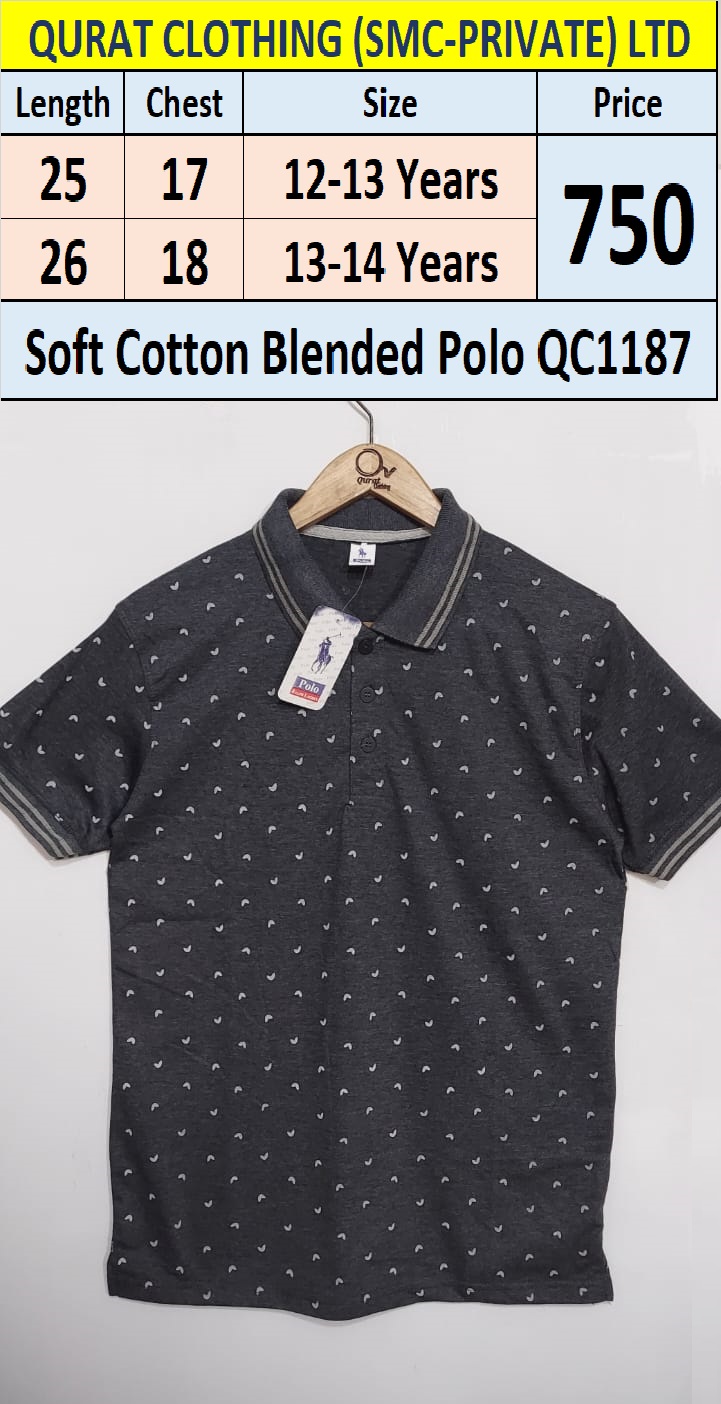 Soft Cotton Blended Polo T-Shirt QC1187