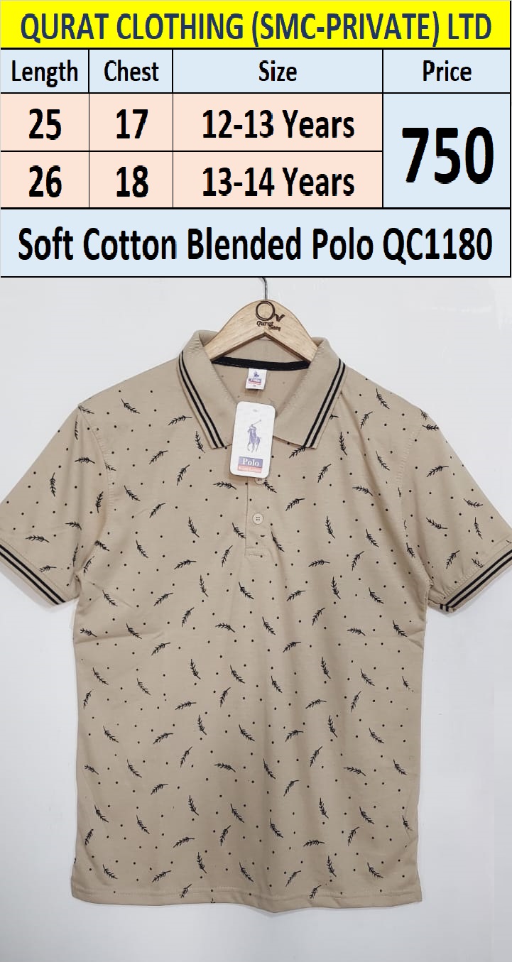 Soft Cotton Blended Polo T-Shirt QC1180