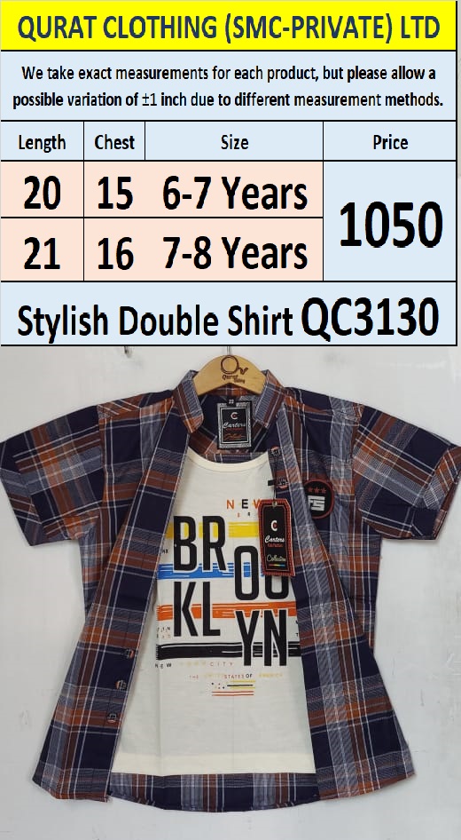 Stylish Double Shirt QC3130