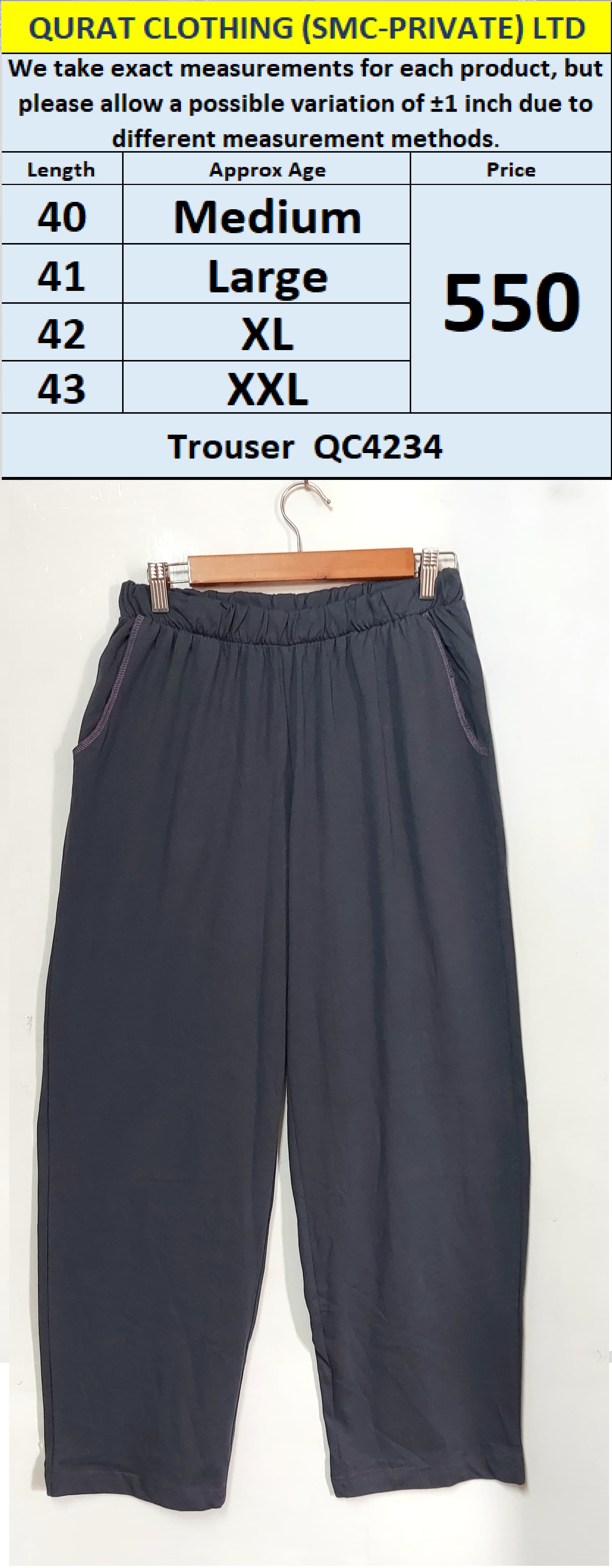 Branded Trouser QC4234