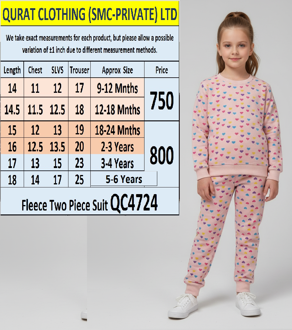 Fleece Two Piece Suit QC4724