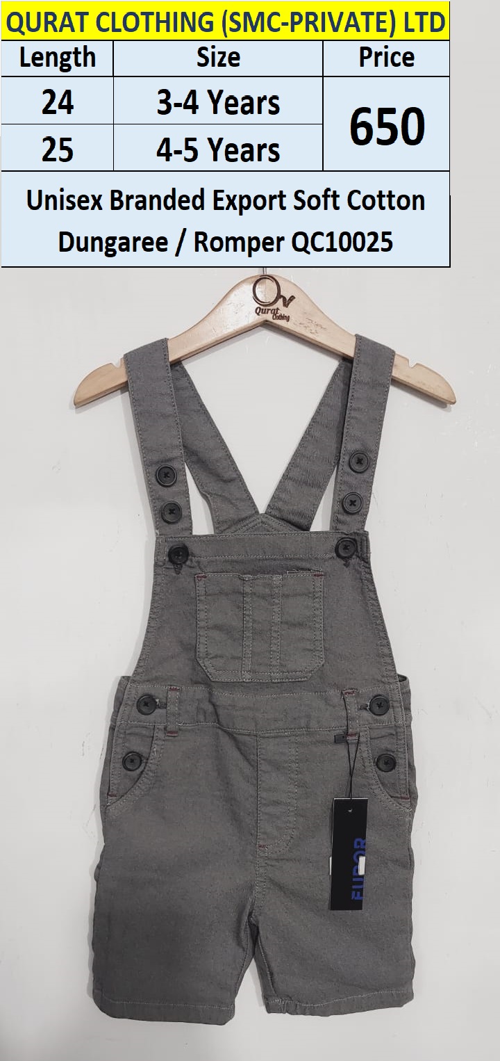 Branded Unisex Dungaree / Romper QC10024