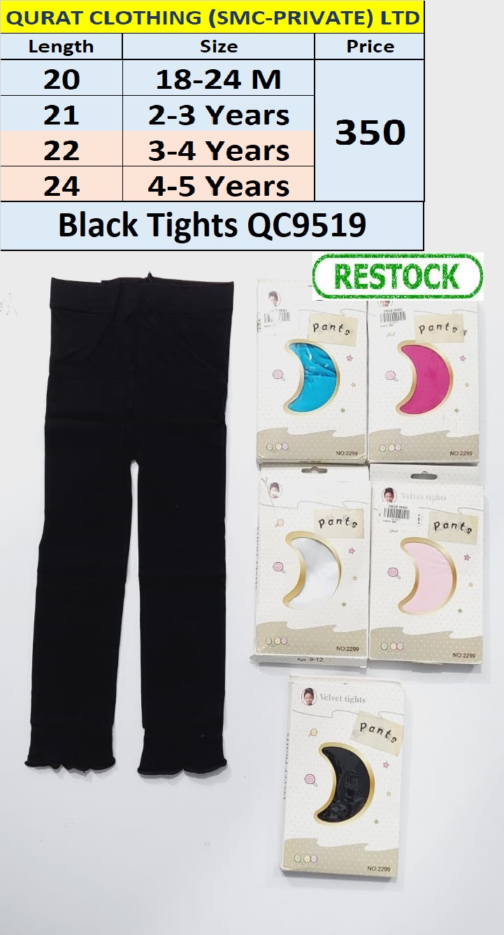 Black Summer Tights QC9519