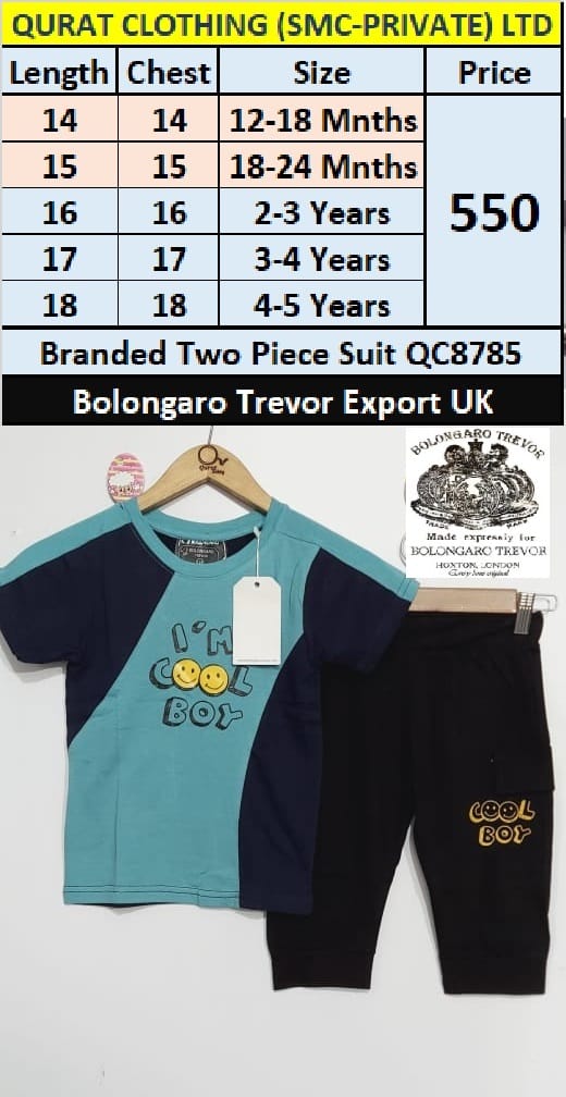 Branded Two Piece Suit QC8785 Export United Kingdom