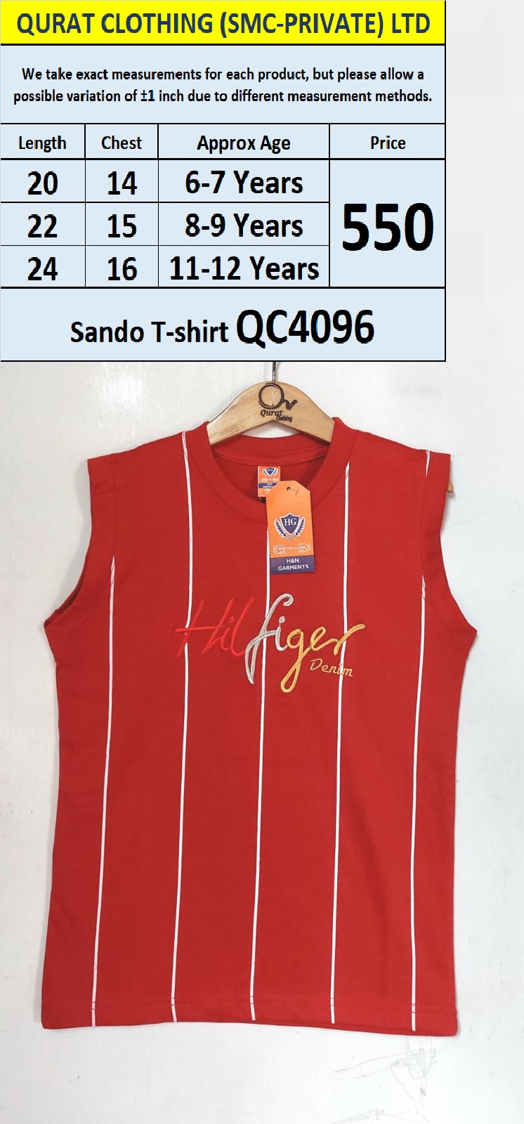 Sando T-shirt QC4096