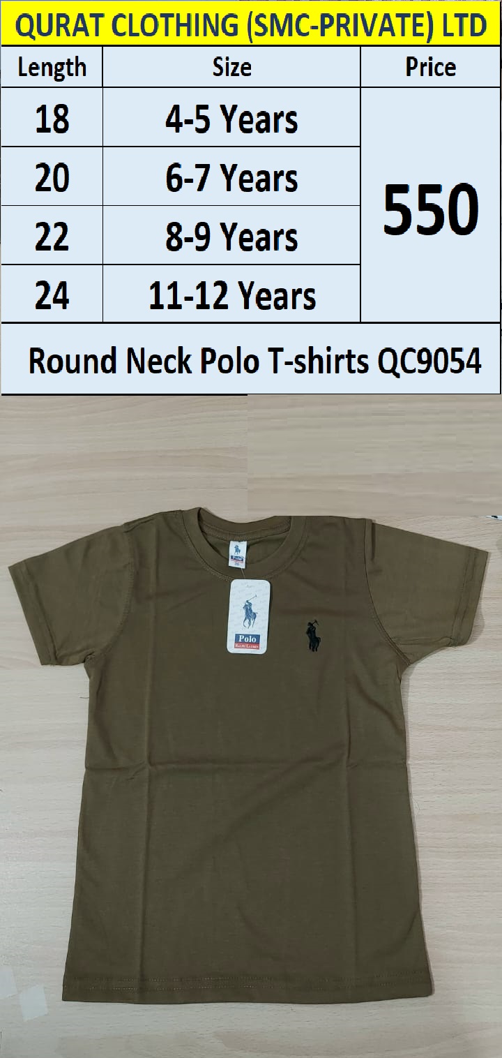 Round Neck Polo T-shirt QC9054