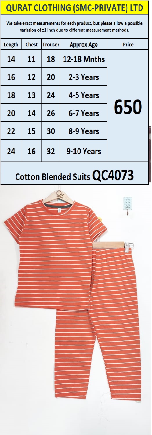 Cotton Blended Suits QC4073