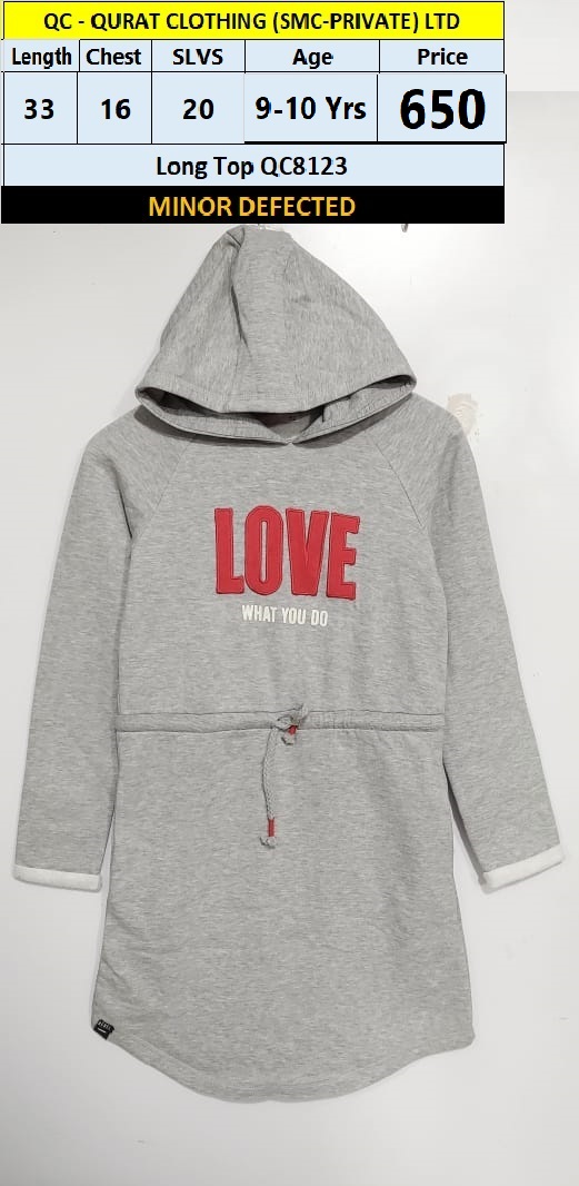 Long Top QC8123 Branded but Minor Defected (no exchange no refund)
